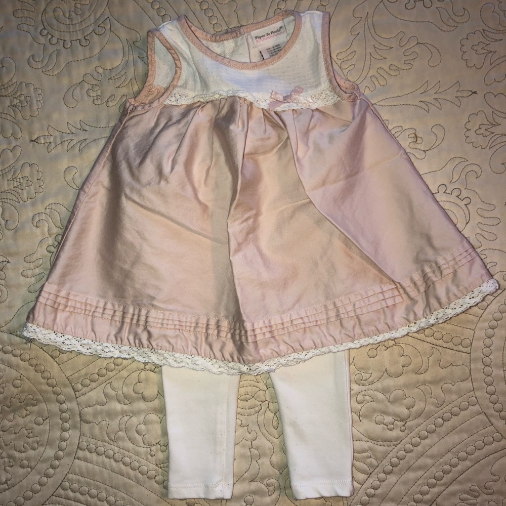 3-6M Top & legging set. EUC!!!